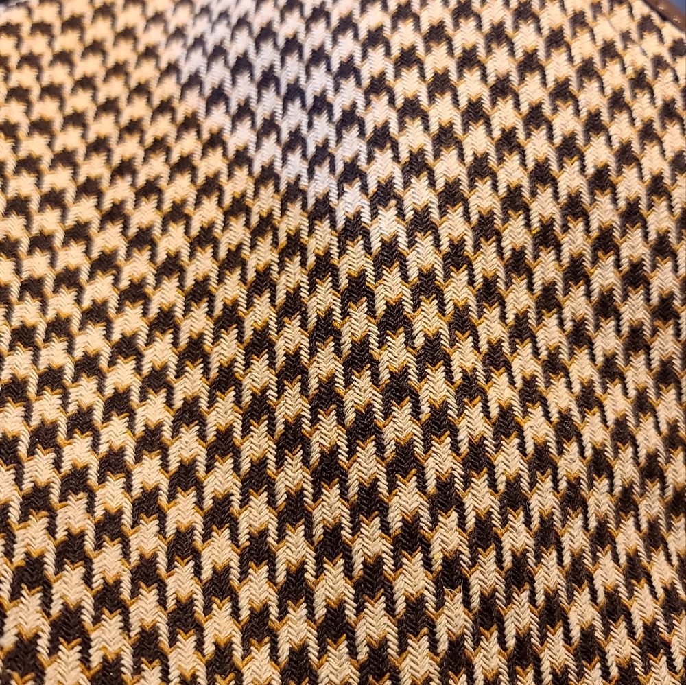 Houndstooth Pattern Tote/Shoulder Bag. - image 4